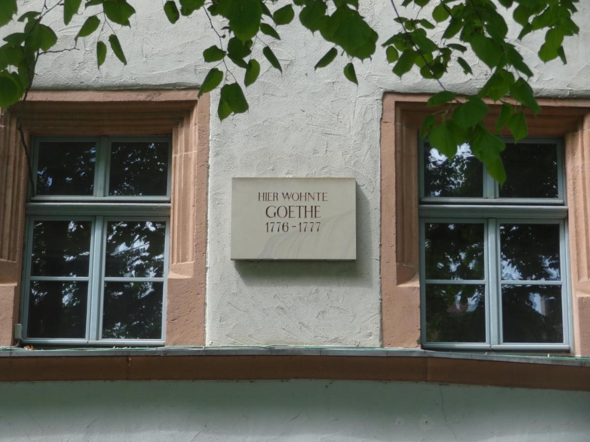 "Goethezimmer" Ferienwohnung Und Zimmer Am Burgplatz Веймар Екстер'єр фото